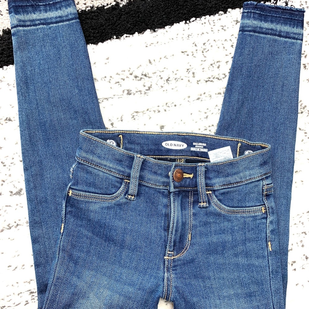 Old Navy Ballerina Dark Wash Jeggings (Girls)